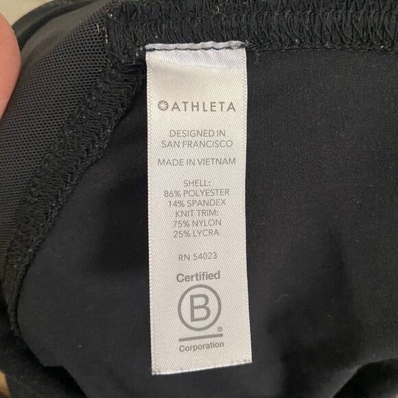 Athleta Attitude Pant Jogger Lightweight Size 4 Black 384001 Gym Fitness Workout - Picture 4 of 7